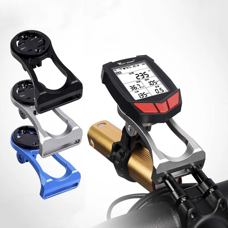 Bicycle odometer Stand Bike Computer Stand Bike Stem Mount Flashlight Holder Support For Garmin IGPS Bryton