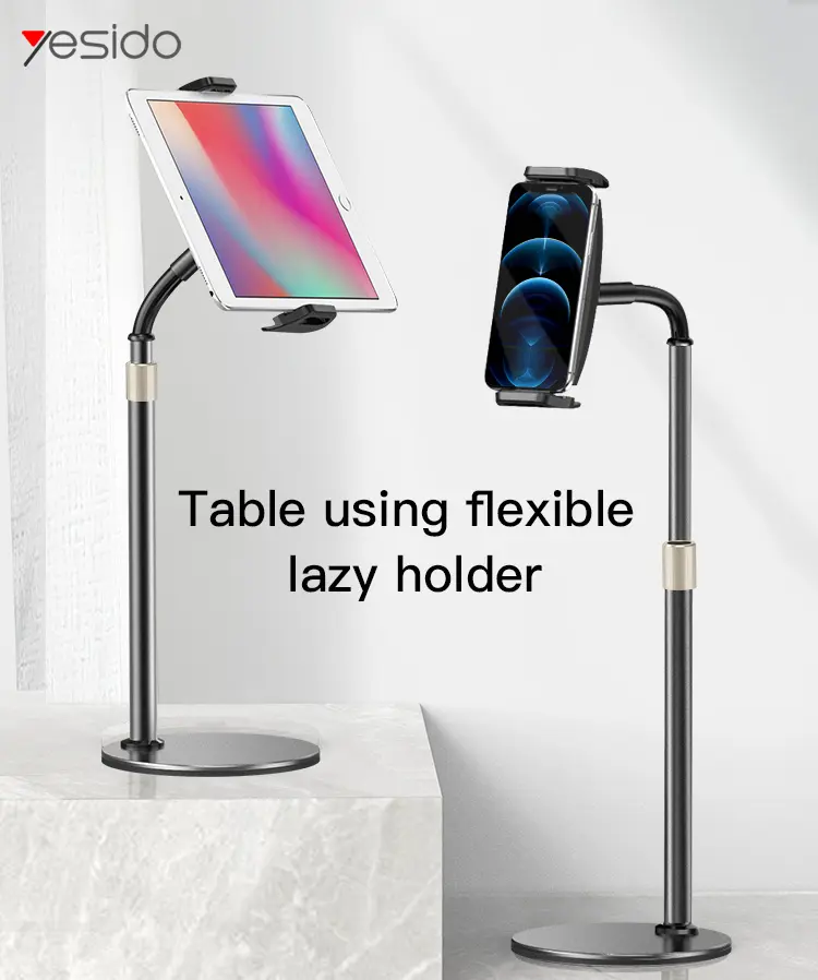 Display Aluminium Table Adjustable Flexible Desktop Desk Mobile Cell Smart Cellphone Stand Phone Tablet Support Holder For Ipad