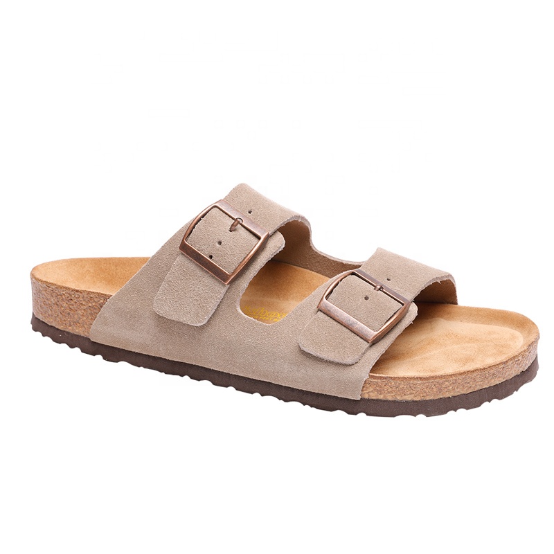 2021 new wholesale fashionable summer casual cute rubber prinium orthopedic open toe cork women sandals