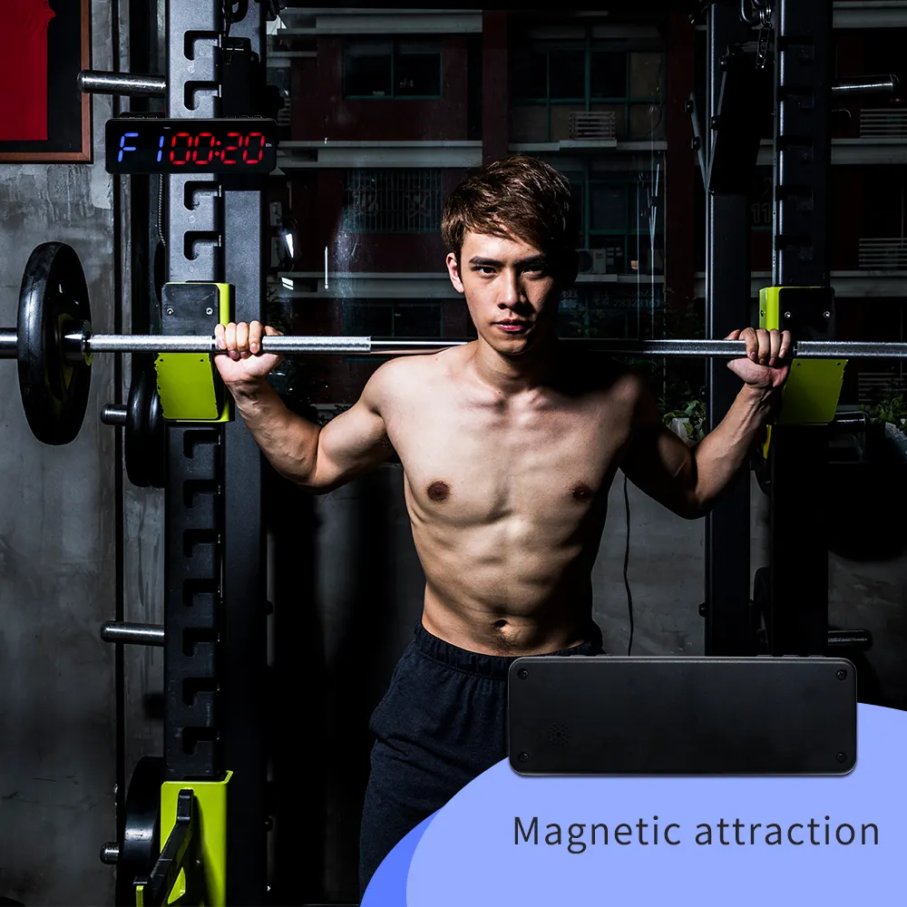 Magnetic Portable Smart Digital Fitness Countdown Timer Gym Wall Clock