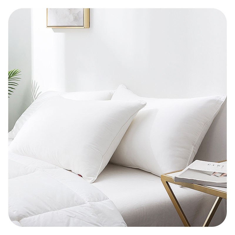 2024 Selling Custom Genuine Soft Goose/Duck Feather and 100% goose down pillow Fill White Pillows Inserts