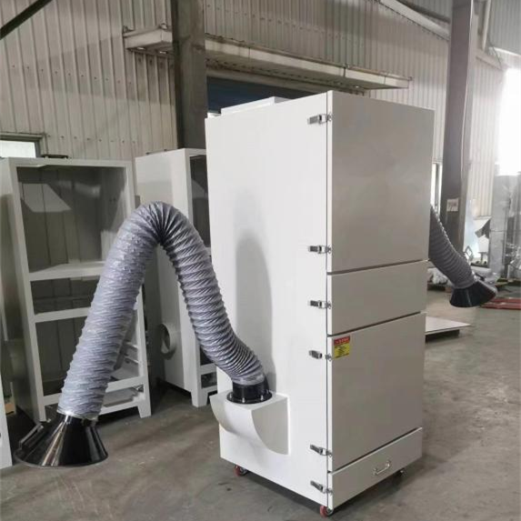 Portable Mobile 7.5KW Woodworking Air Filter Dust Collector Machine