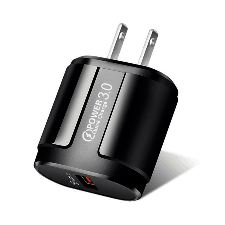 Портативное Сетевое зарядное устройство Quick Charge 3,0 US Plug 3A с одним USB портом