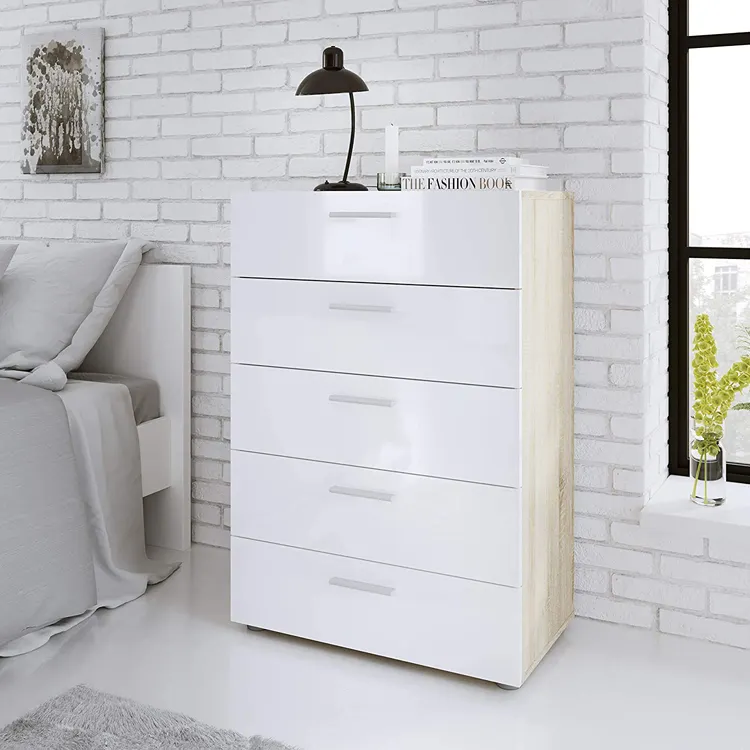 Modern Dining Sideboard Wooden Storage Chest of Drawers Cabinet