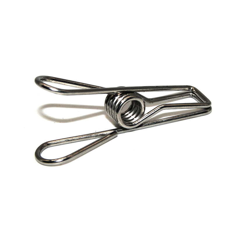 March Expo Stainless Steel Wire Formed Spring Paper Clips Office Use Notes Clamps