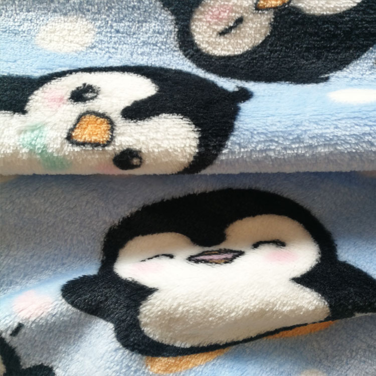 100% polyester fleece fabric kids baby wholesale printed flannel fabric 250gsm