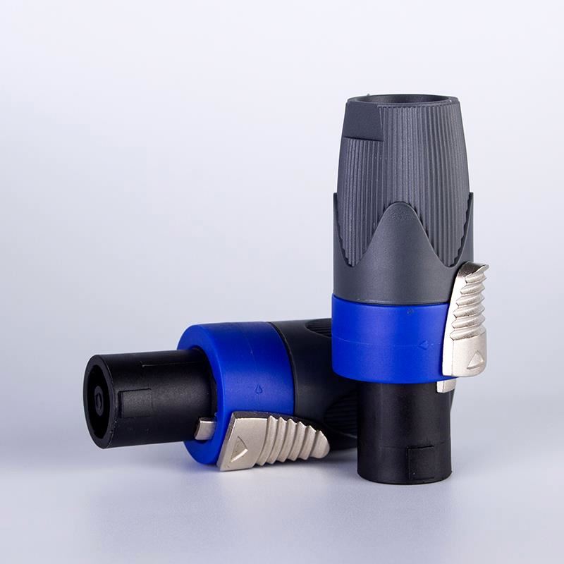 OEM factory professional 4 pin male plug speakon connector for speaker cable