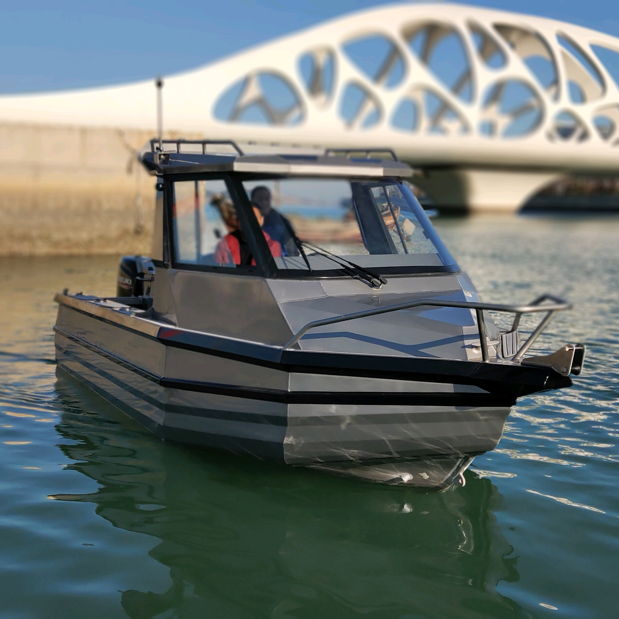 6,2 м 20ft доступная Полностью сварные алюминиевые кабина с Hardtop морской рыбацкая лодка