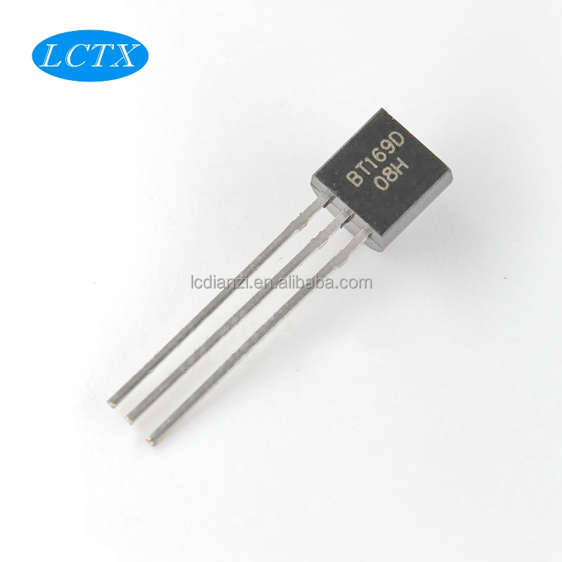Оригинальные новые Тиристоры BT169D TO-92-3 400 В/0.8A BT169 TO92 800MA SCR