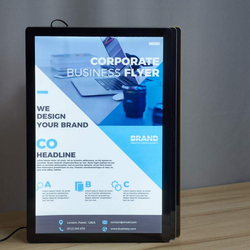 new led poster custom advertising advertising sign light