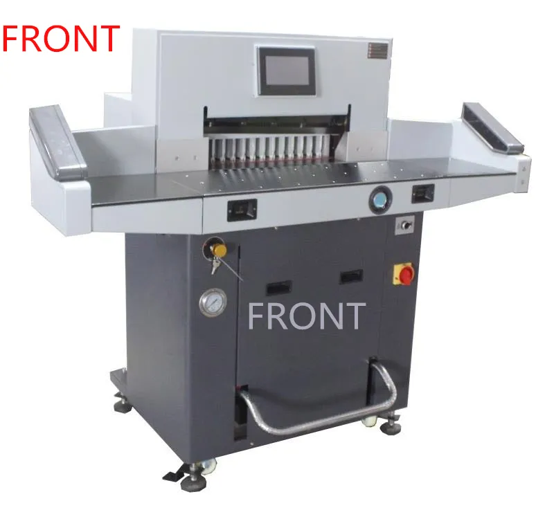 FRONT A1 paper cutter  Hydraulic Guillotine 720mm with Side Table and Air Cushion H720RT
