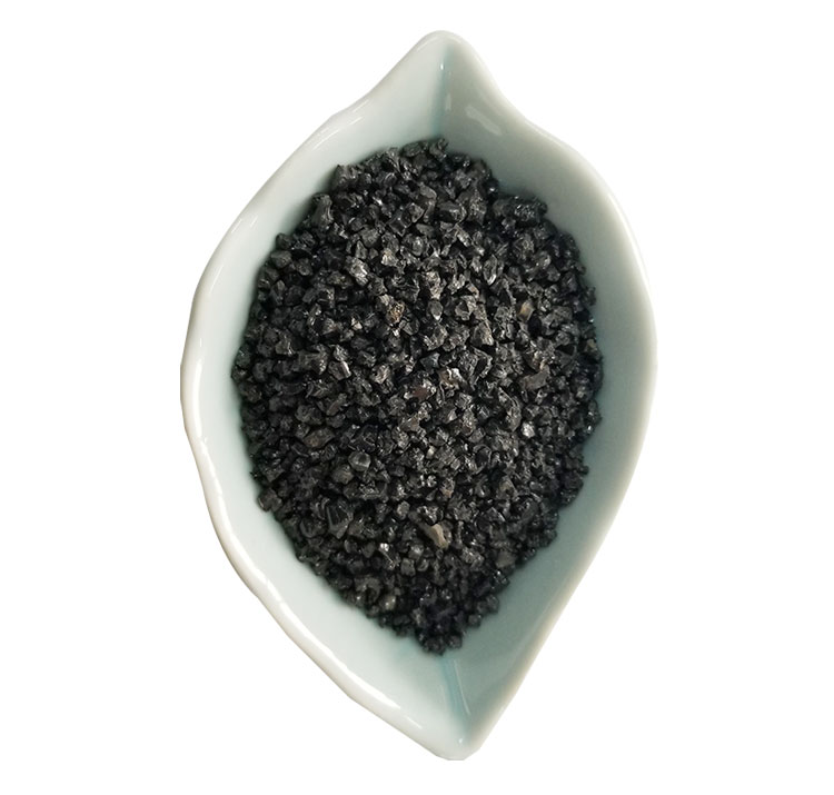 Factory supply black emery sand silicon carbide particle for abrasive blasting