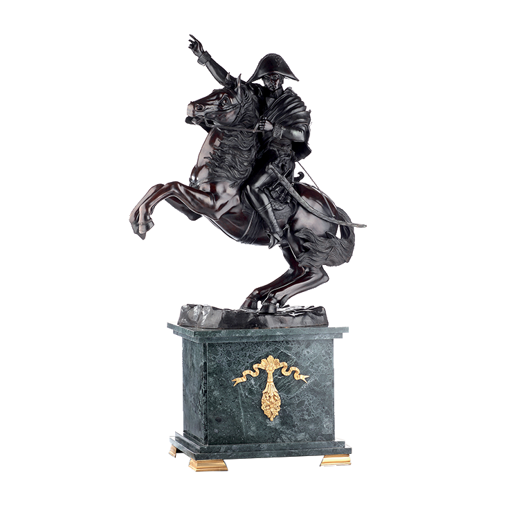 Napoleone Bonaparte Bronze And Marble Large Life Size Art Sculpture Hand Made Artistic Sculptures