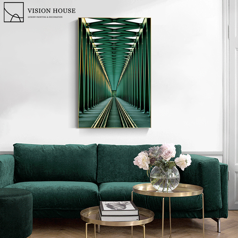 Abstract Decorative Acrylic Glass Wall Painting Art Decor Porcelain Crystal Painting
