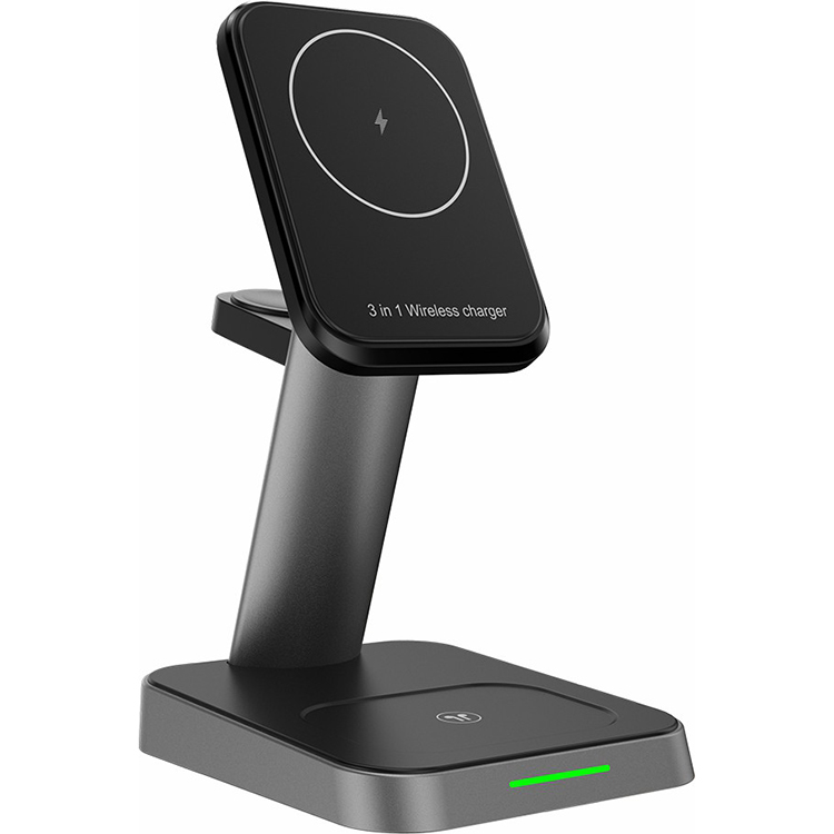 Factory Direct Sales 20w Type C Magnetic Wireless Charger with Stand for iPhone