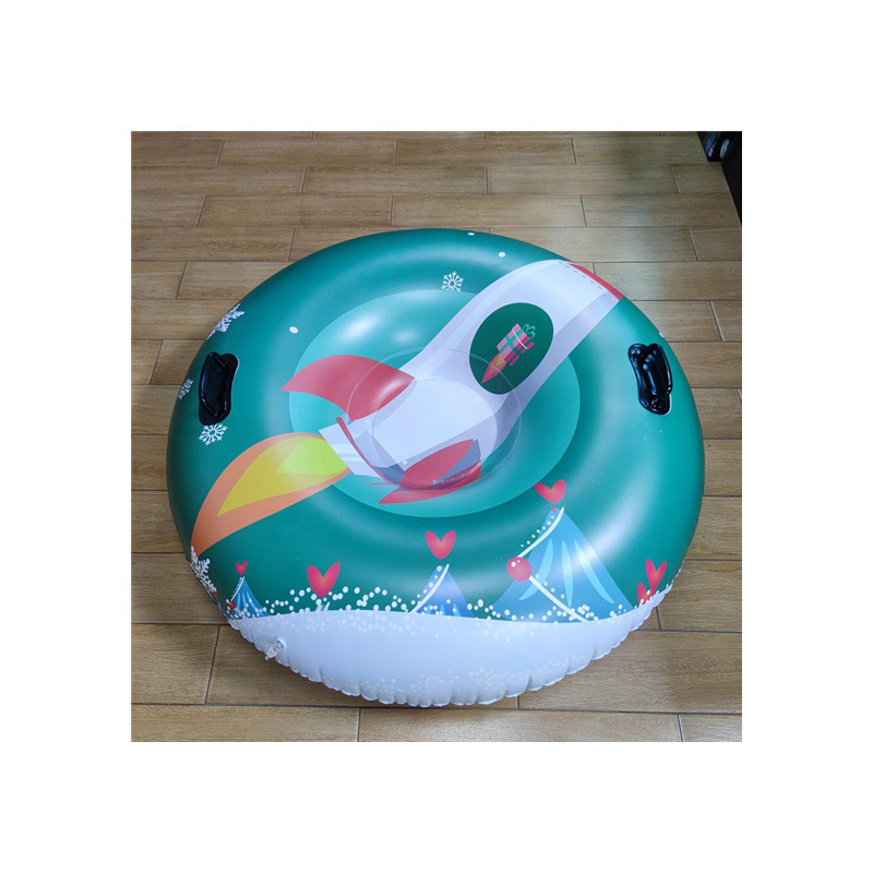 Christmas custom children's inflatable drag sled ski snow tube