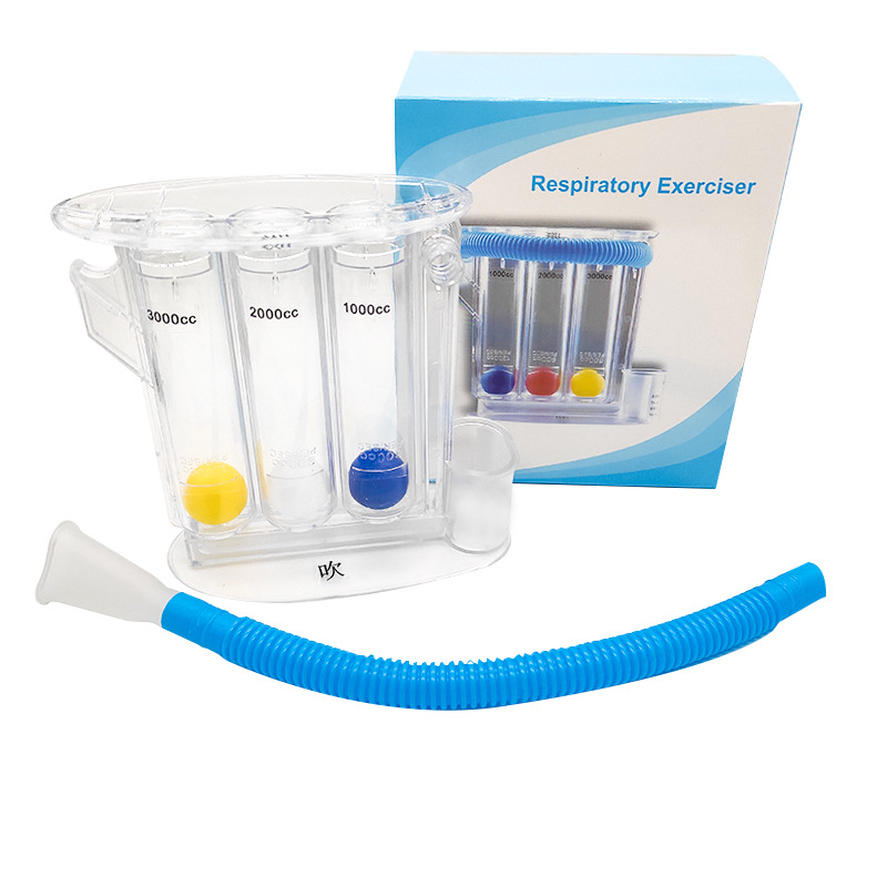 3 Balls Respiratory Exerciser Incentive Spirometry for Lung Health and Breathing