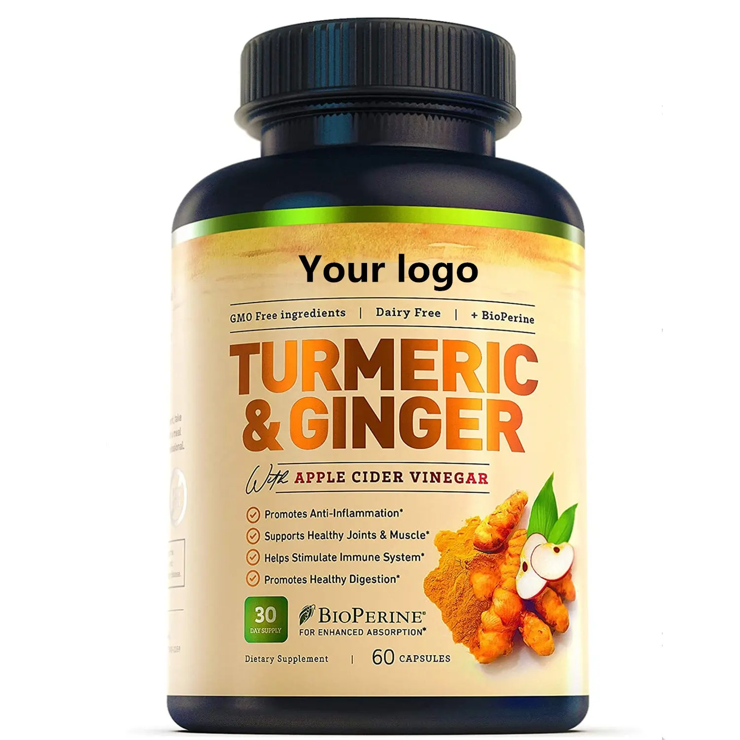 OEM/ODM Service Hot Sale Dietary Supplement Turmeric Curcumin Capsules Premium Pain Relief & Joint Support