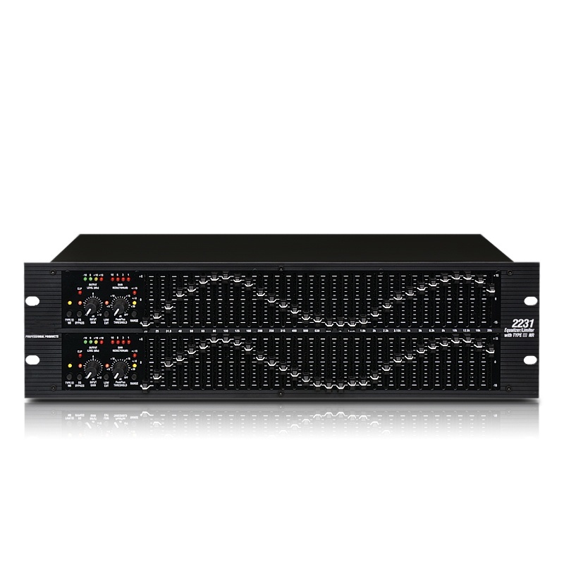 Professional Stage Dual 31-band Equalizer 2231 High-quality Performance Audio Conference Anti-howling