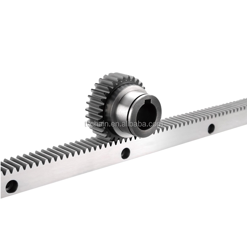 C45 Hardened Teeth Steel Gear Rack And Pinion