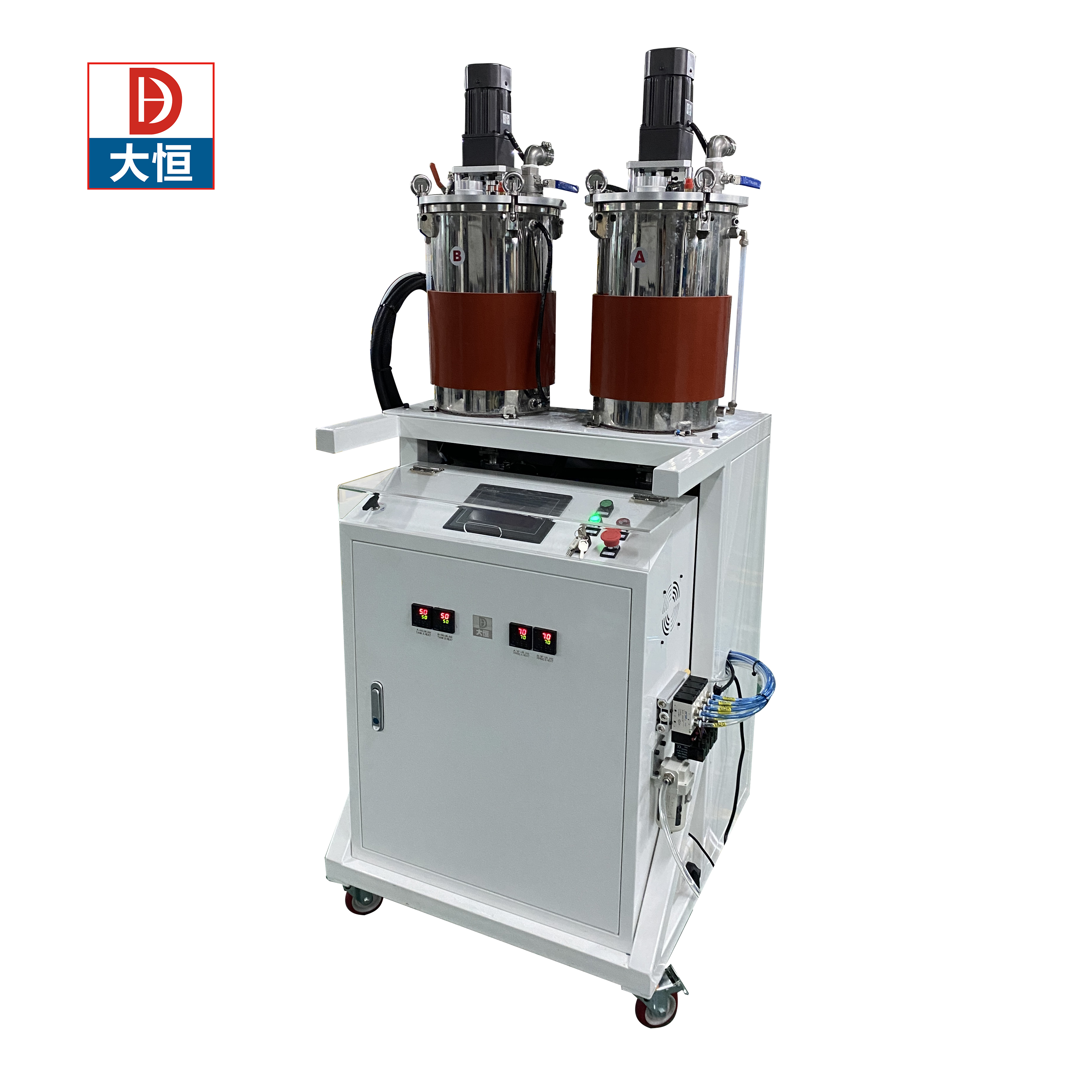 Высокоточный Ручной клеевой смеситель PU ab epoxy 10:1 с клеевым пистолетом