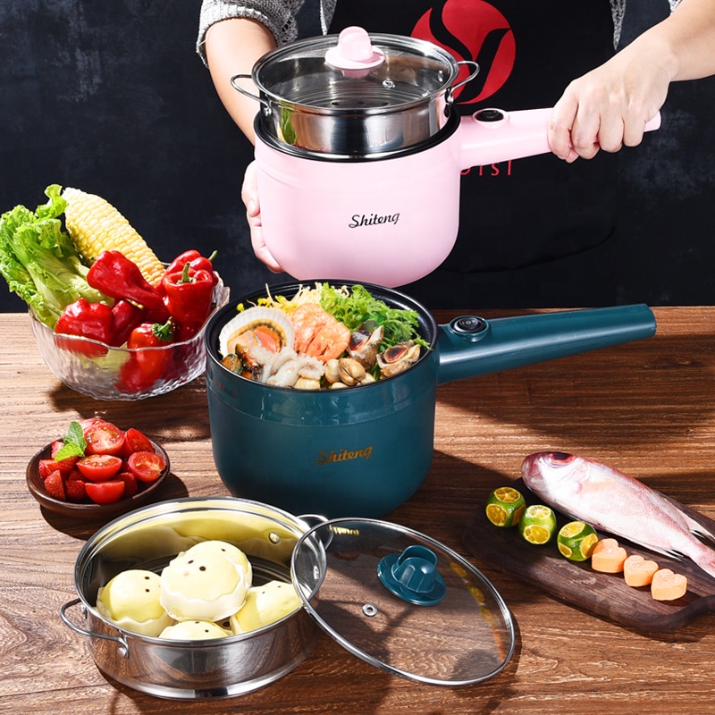 Manufacturers non-stick electric wok 220V mini Southeast Asia electric wok kitchen gifts wholesale