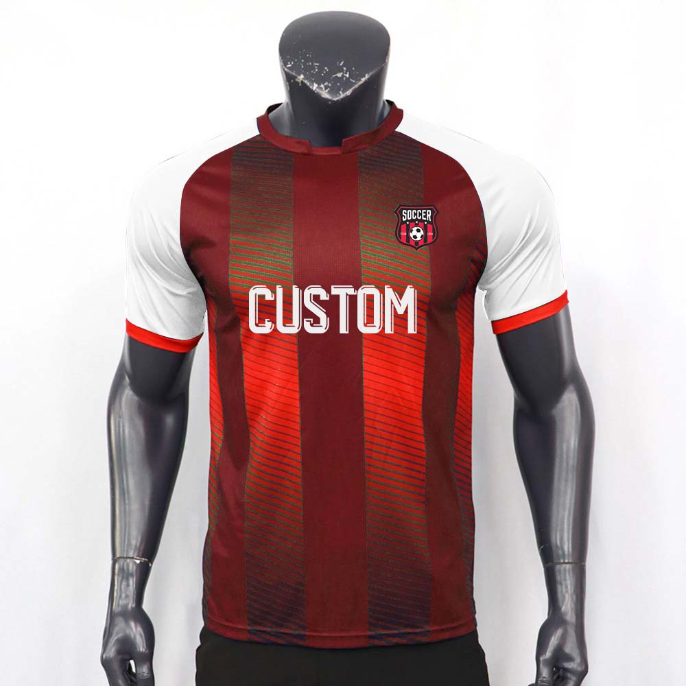 Wholesale Sublimation Men Kids Football Shirt Design Name Vintage Soccer Home Sports Jersey