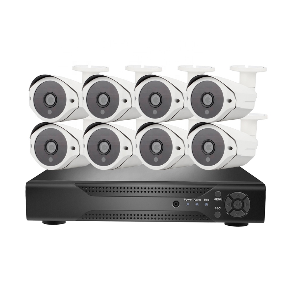 Cheapest 1080p security waterproof camera 8 channel cctv dvr kit