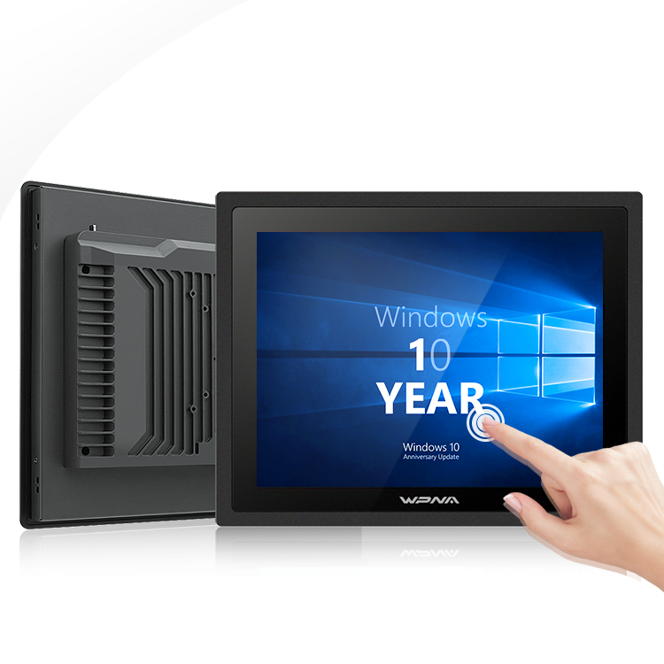 Wpna безвентиляторный 10,4 дюймовый J1900 I3 I5 I7 Встроенный промышленный все в одном ПК настенный сенсорный экран панель ПК