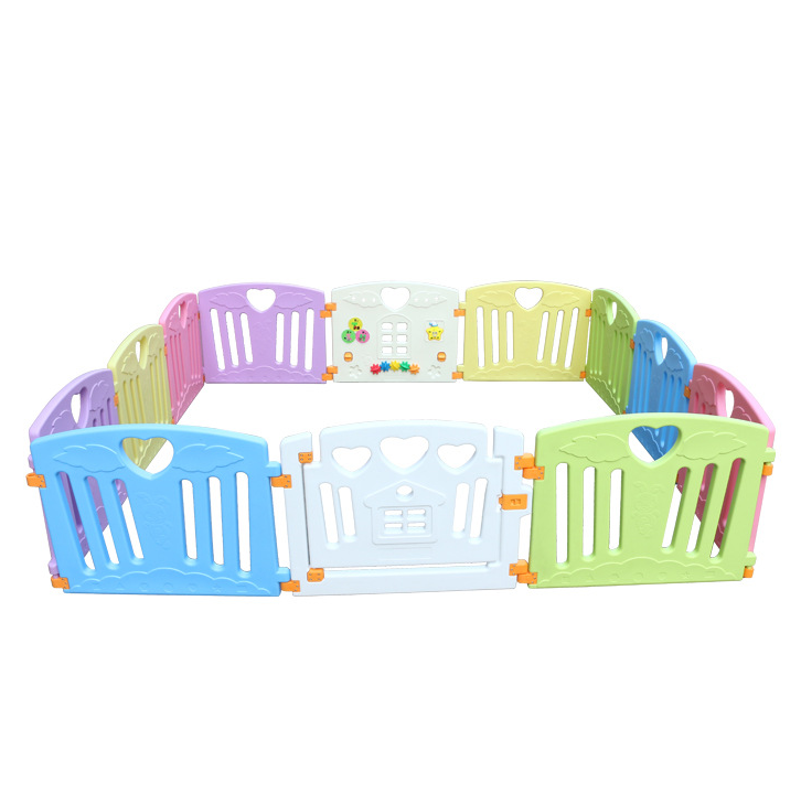 Factory Direct Wholesale Price 10+2 Children's Safe Fence Plastic Baby Playpen