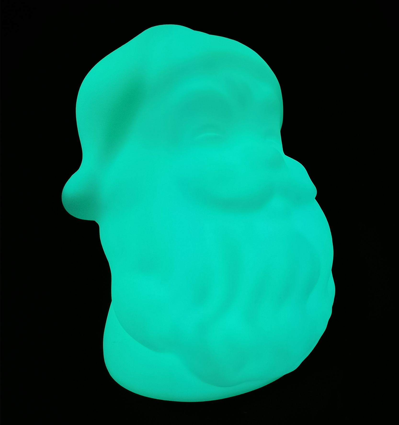New Santa Claus indoor party battery modern led decoration rechargeable Father Christmas lamp