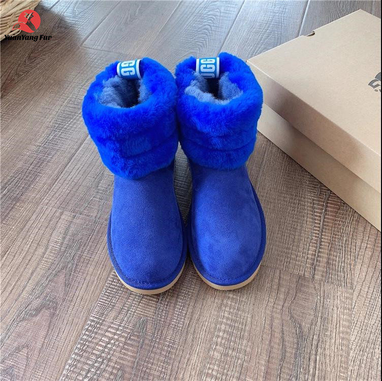 JDUUGG 2021 женские ботильоны с меховым верхом, зимние ботинки, оптовая продажа, водонепроницаемые Роскошные теплые ботинки, ботинки
