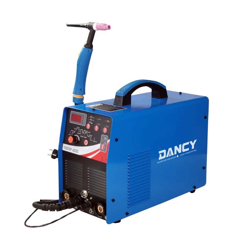Импульсный сварочный аппарат Tig ac dc TIG225P, 220 В, инверторная алюминиевая сварочная машина, легкое и умное управление, ножная педаль опционно
