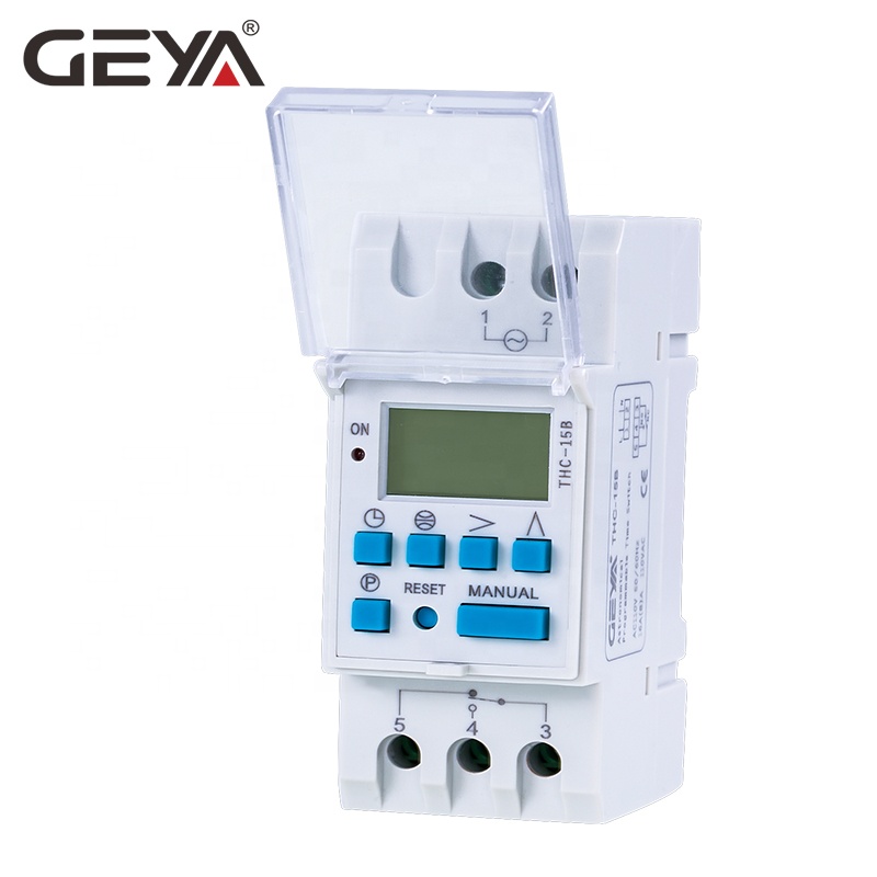 GEYA THC-15B 20B 30B таймер Din астрономический телескоп Таймер 110V 220V AC Автоматический цифровой переключатель времени