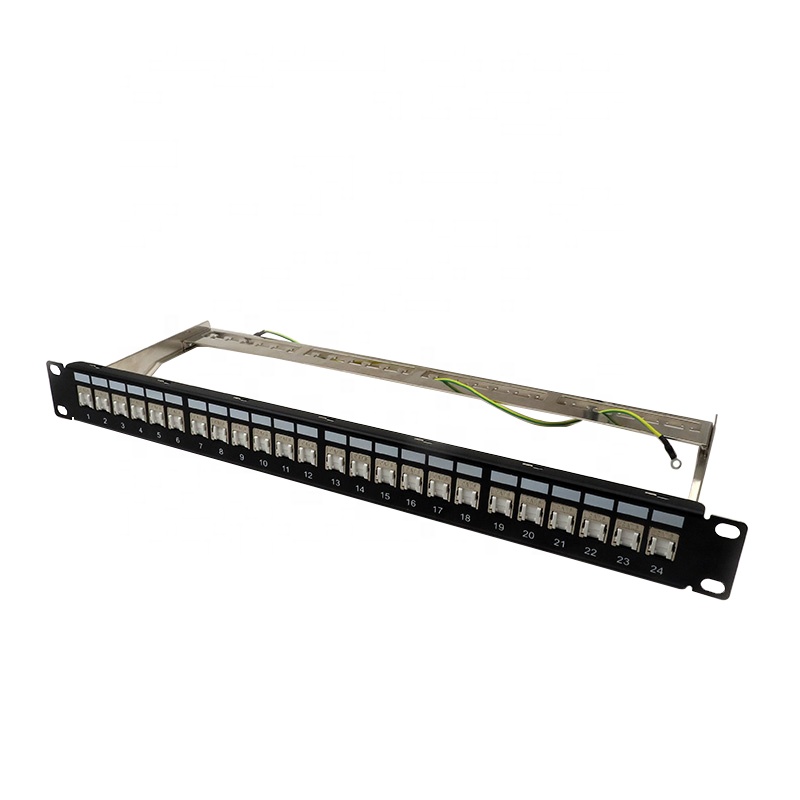 OEM 12 16 18 24 48 конкурентоспособная цена RJ11 RJ45 STP патч-панель cat6 с кабельным менеджером