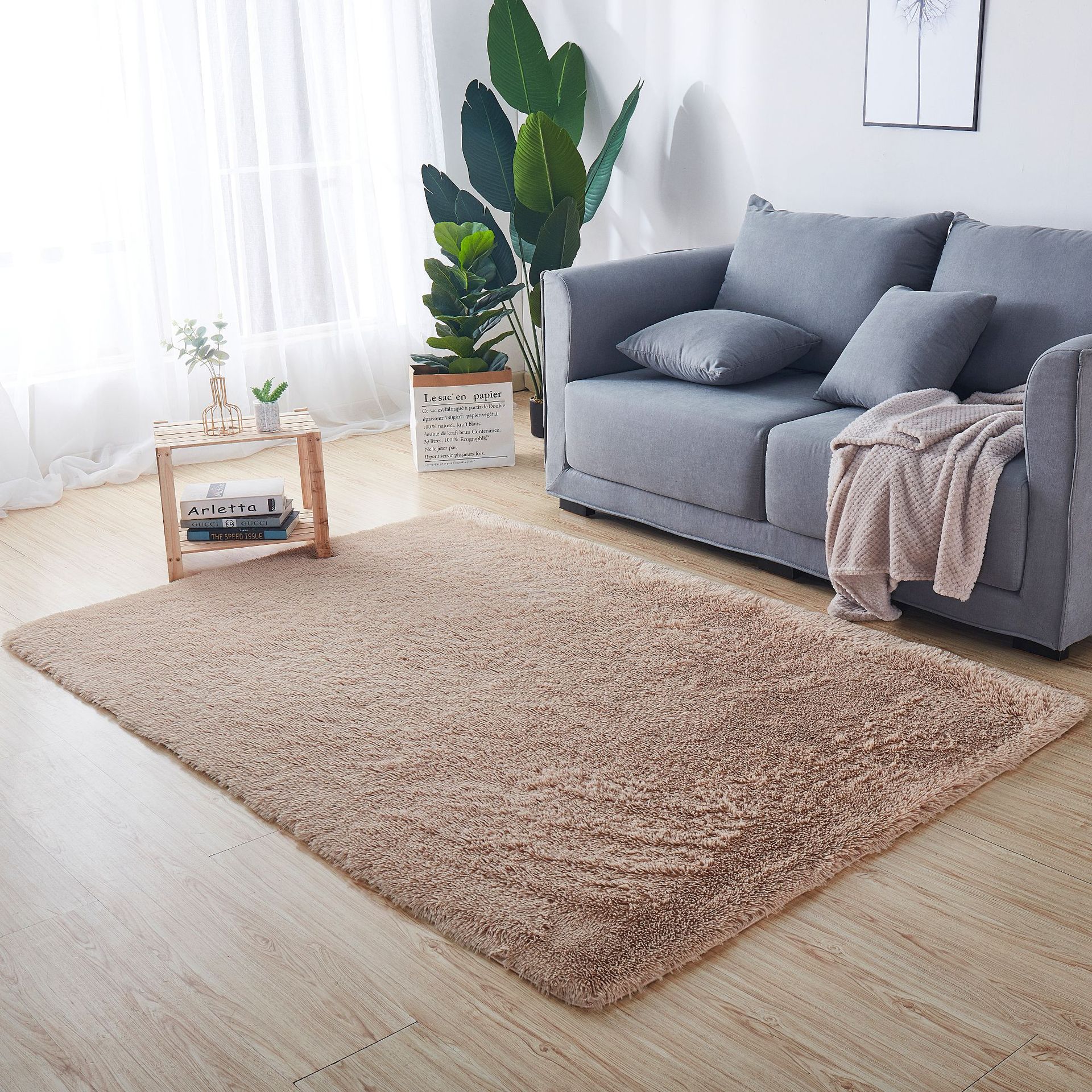 Home Decor Manufacturing Carpets Polyester Bathroom Carpet Anti Slip Soft Fluffy Shaggy carpets and rugs floor