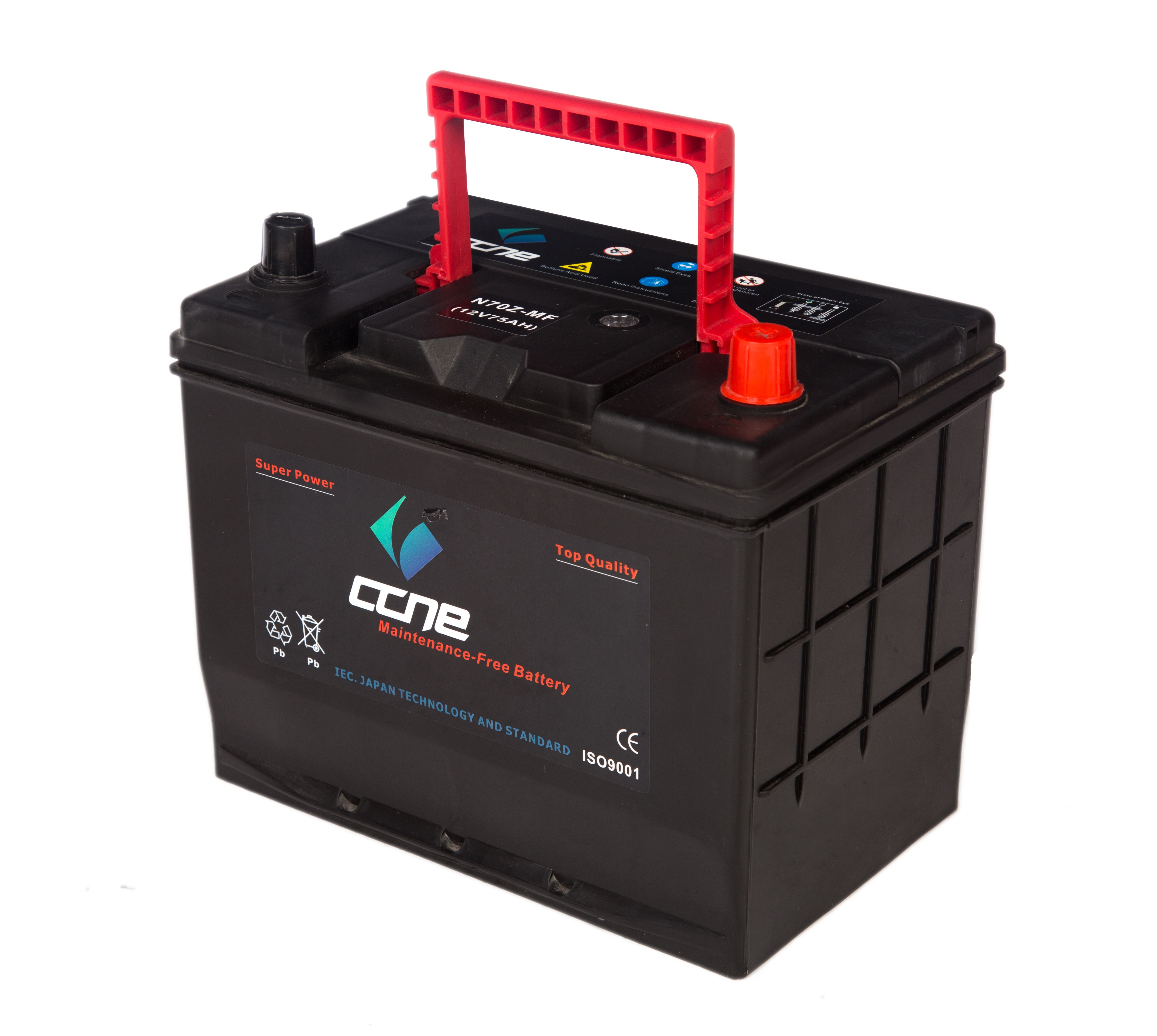 DIN 12v 75ah Mf Auto Lead Acid Rechargeable Car Battery