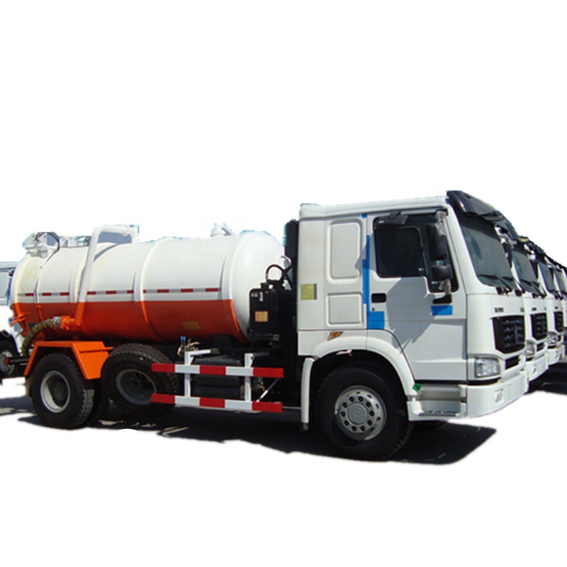 SINOTRUK HOWO 4X2 266HP 8CBM Вакуумный танкер для канализации модель ZZ1167M4611W