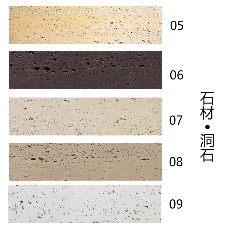 HZSY soft exterior and interior wall bendable travertine natural stone
