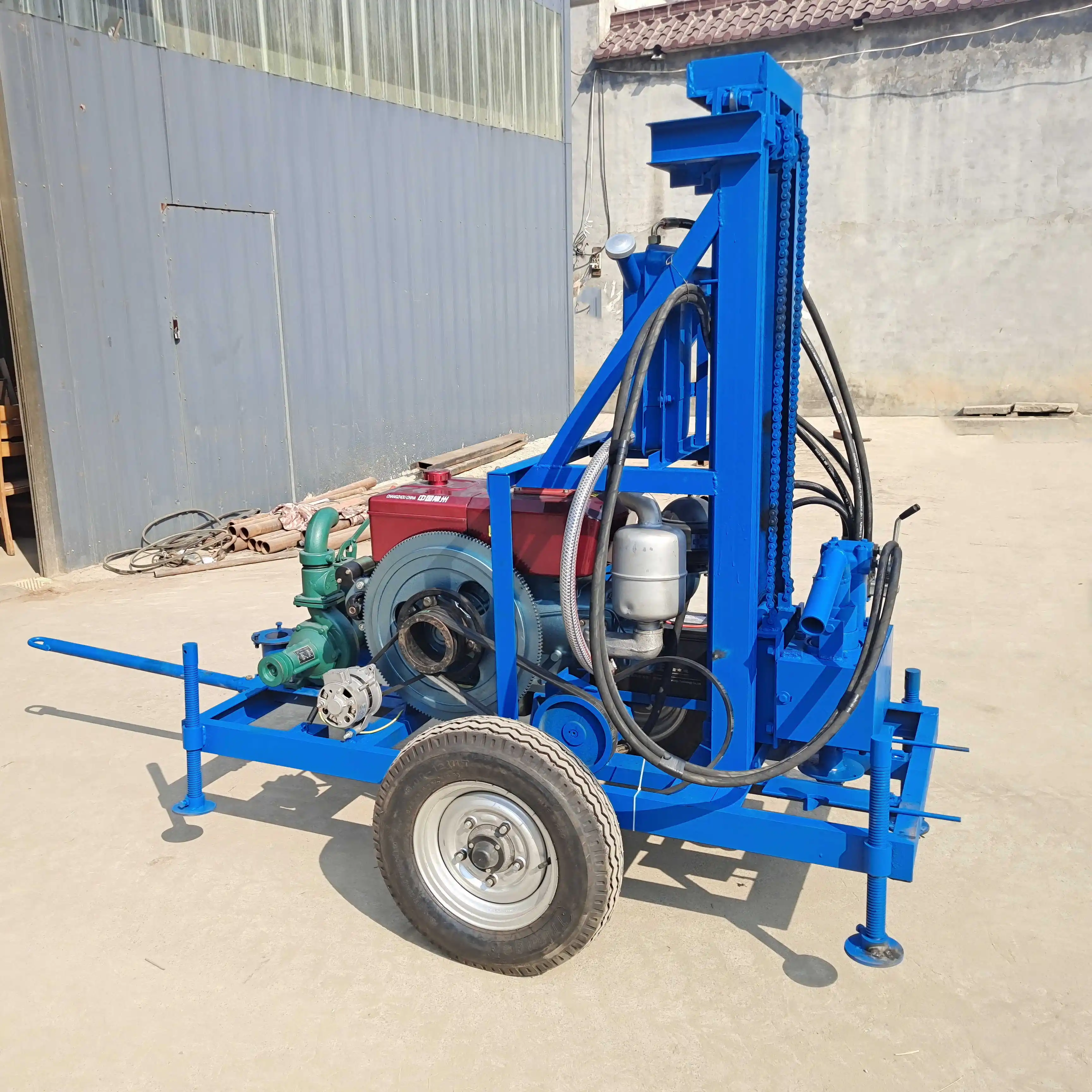 150 Meter Diesel Water Well Drilling Rig Machine/Hydraulic Drilling Machine