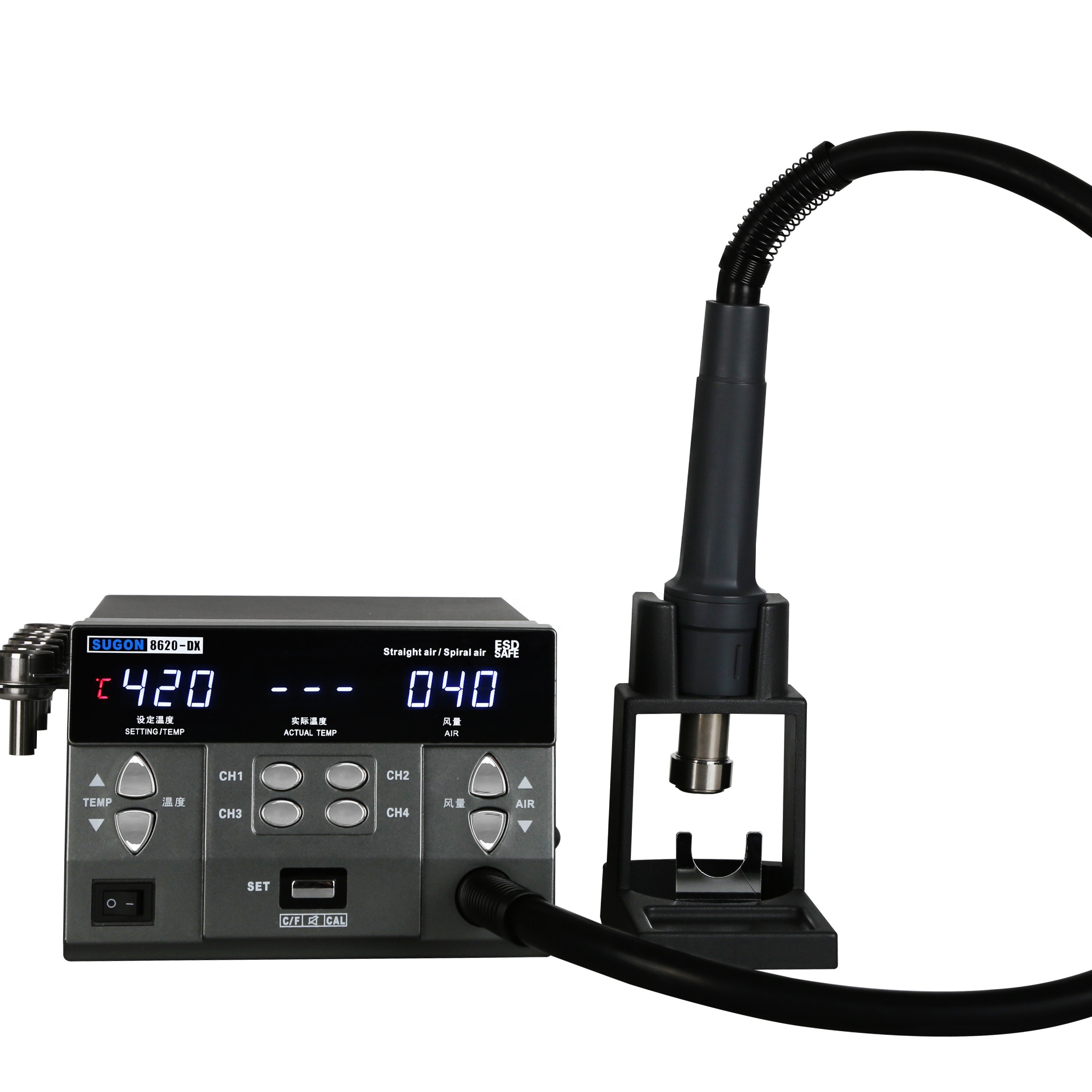 Factory Directly Supply SUGON 8620DX Mobile IC Repairing Professional Soldering Iron Station Smd Solder Hot air Rework Station