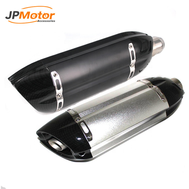 JPMotor выхлопная система мотоцикла 51 мм аксессуары для мотоциклов Универсальный выхлопной глушитель для мотоцикла из углеродного волокна