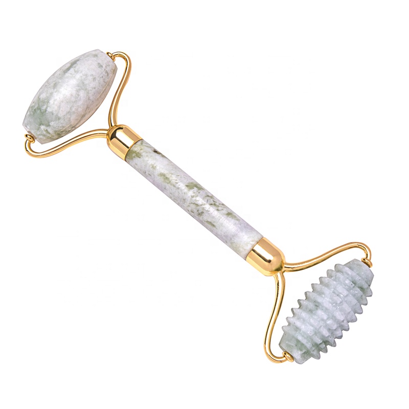 Spikes Needle Beauty Bar Beauty Personal Care Facial Massage Roller with Natural Stone