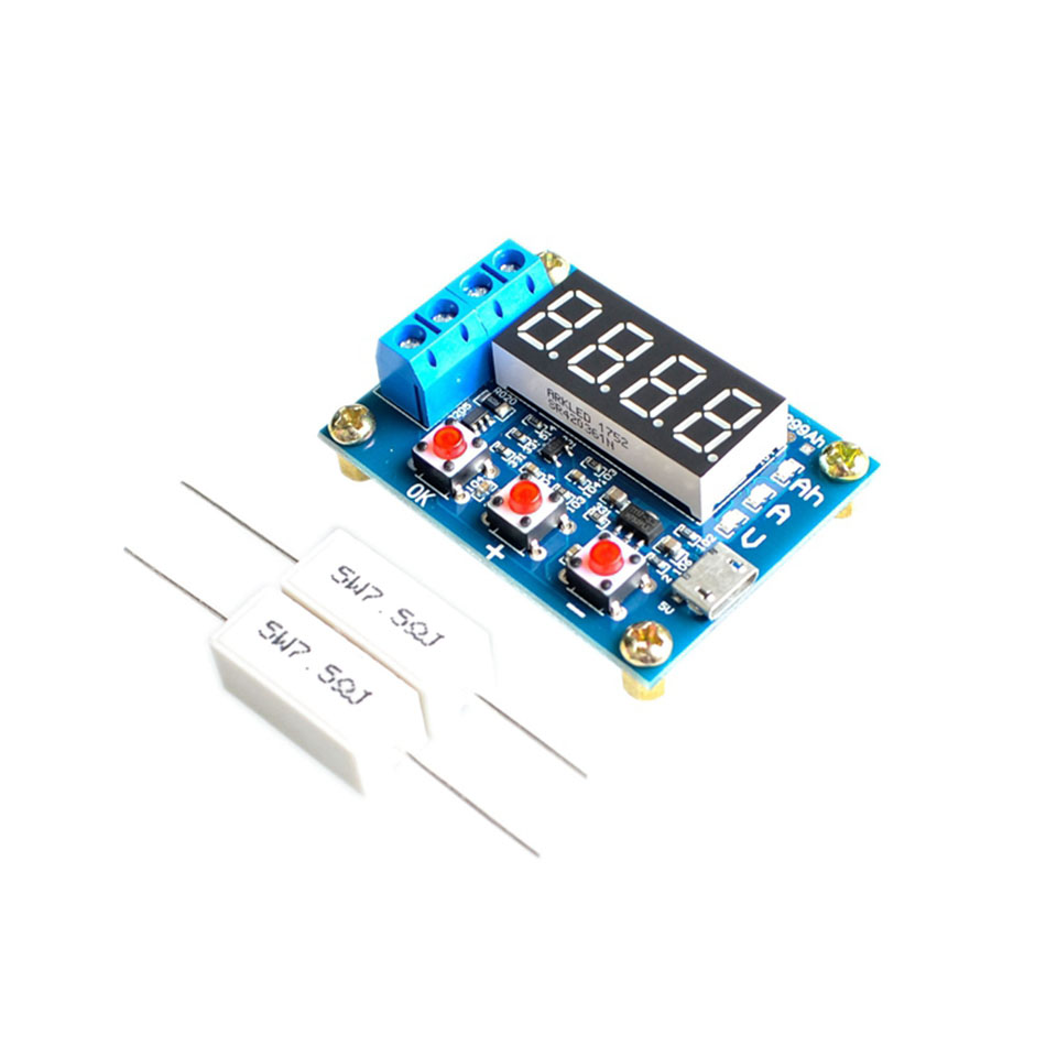 1,2 v-12v литий-ионный аккумулятор 18650 Емкость батареи тестер сопротивления свинцово-кислотная батарея ёмкость метр разряда тестер