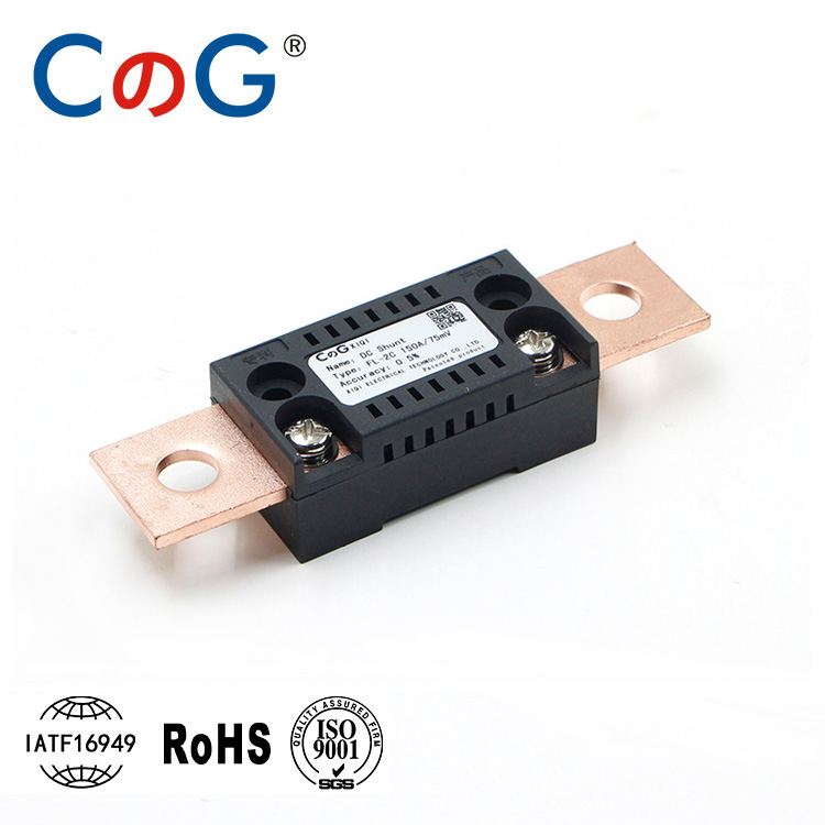 CG FL-2C Shunt 10A 20A 50A 100A 150A 200A 300A 400A 500A 600A 750A 75mV DC Manufacturer With Base Ammeter Current Shunt Resistor