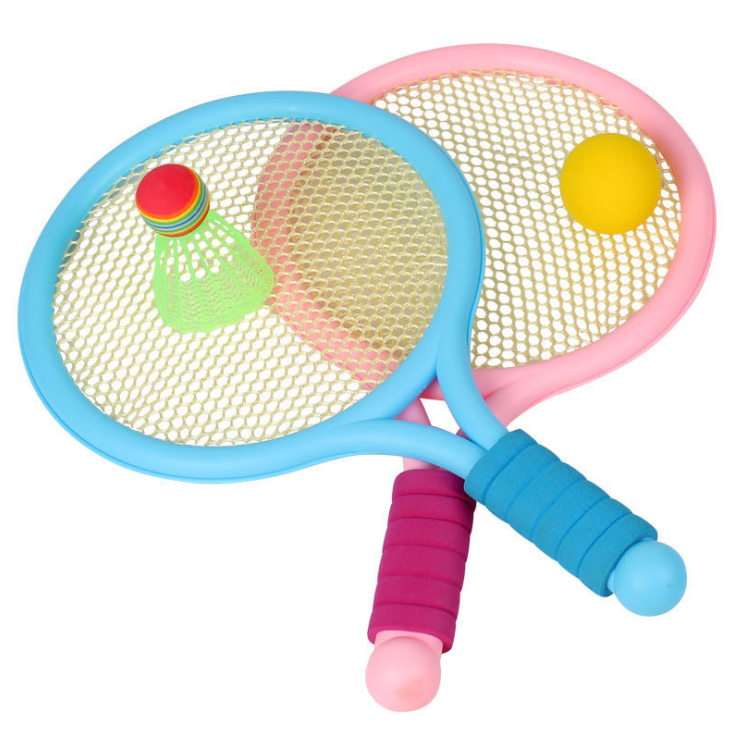 Wholesale Soft Training Balls Birdie 2 in 1 Kids Children Tennis Badminton Racket Gift Set