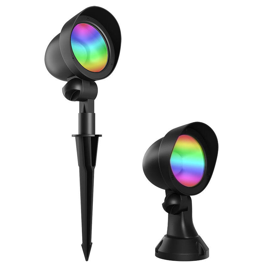 OEM ODM низковольтный умный прожектор 12 Вт RGBCW RGB меняющий цвет светодиодный ландшафтный светильник RGBW ландшафтный светильник