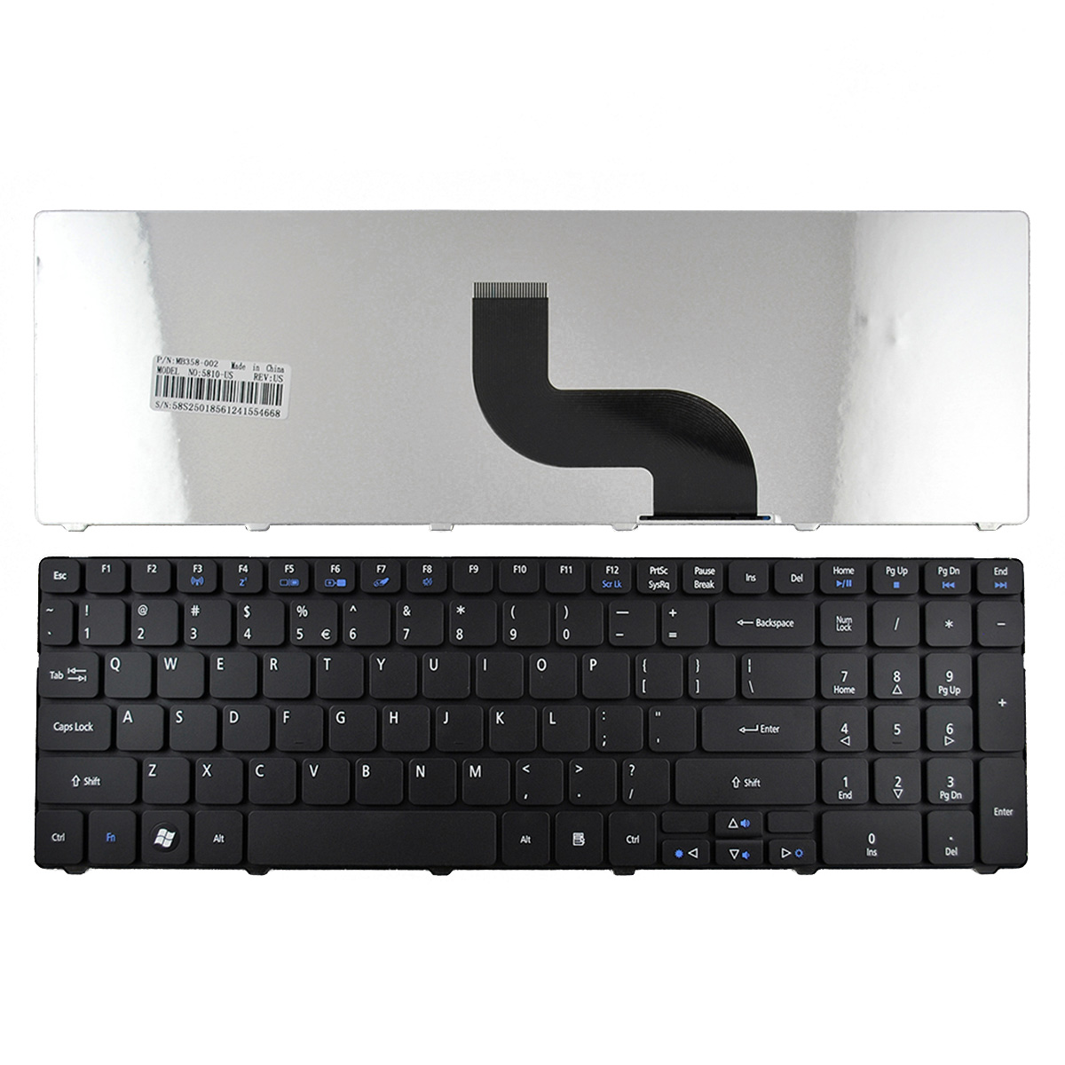 Новая клавиатура для Acer Aspire 5810 5536 5536G 5738 5551 AS5733 AS5733Z 5750 US
