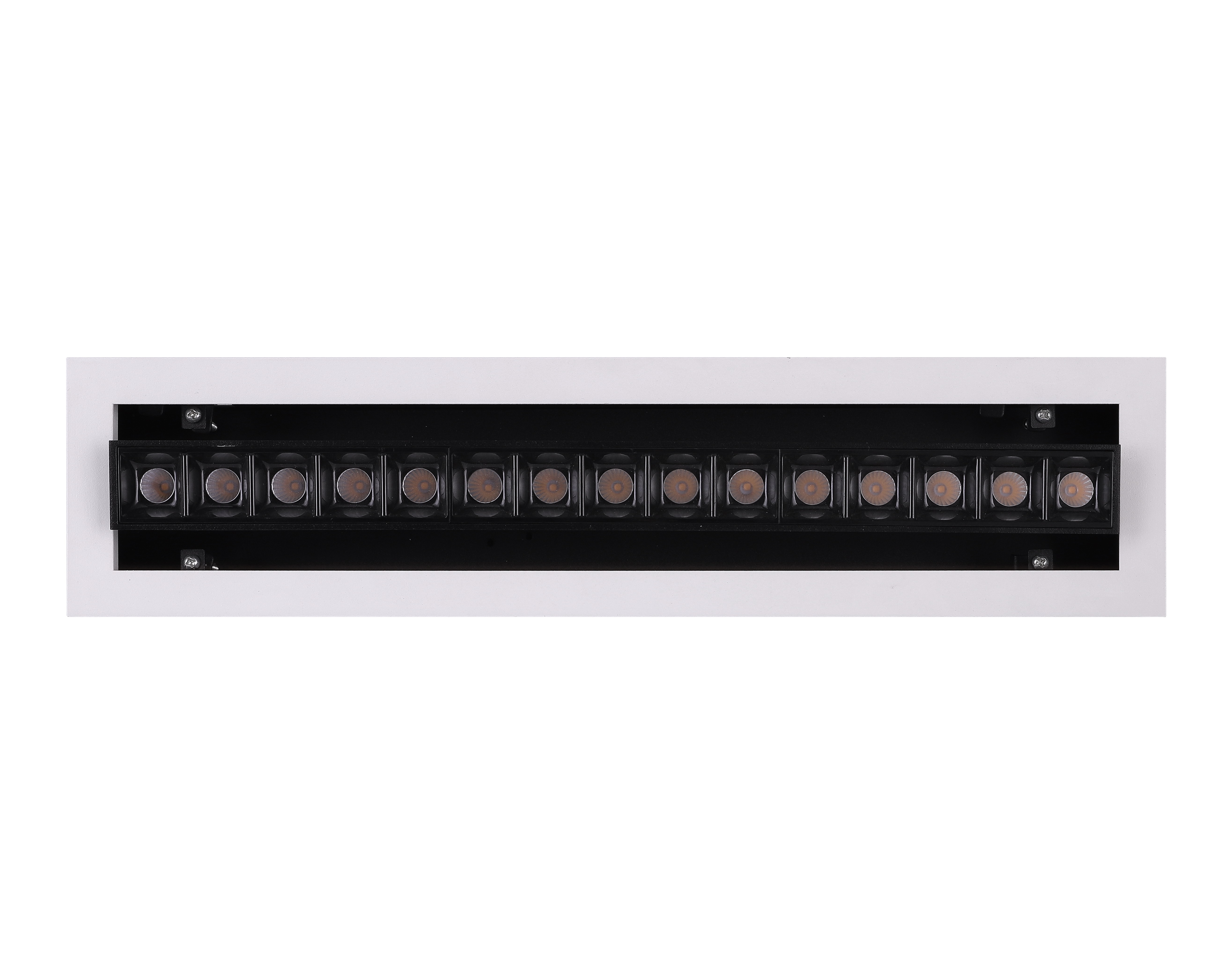 Высокомощный антибликовый CRI 90 SMD 20/30/40/60 Вт светодиодный встраиваемый алюминиевый светильник для радиатора