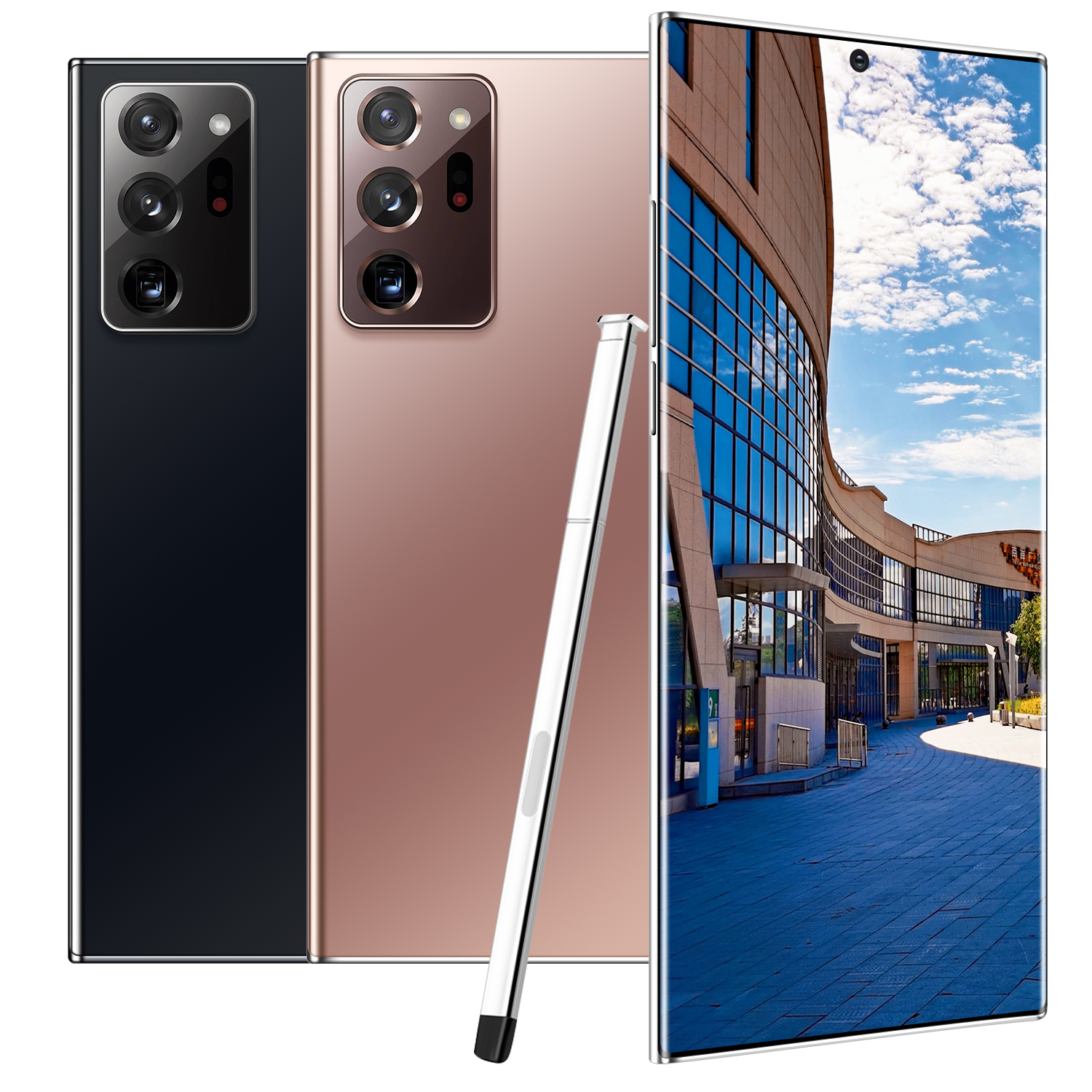 Note20 Ultre новый 100% Оригинальный 6,9 дюймовый экран Android телефон 3 sim-карты мобильные телефоны